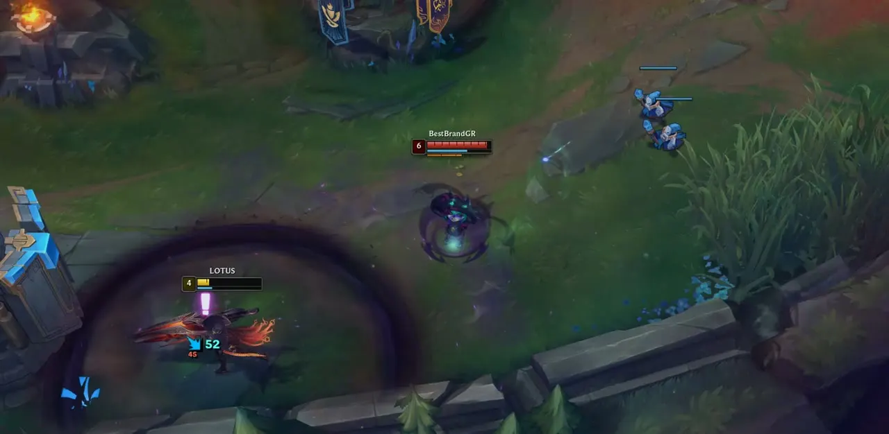 Gameplay in lane